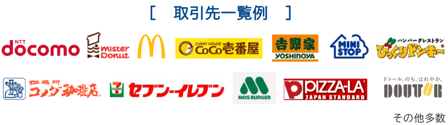 取引先一覧例